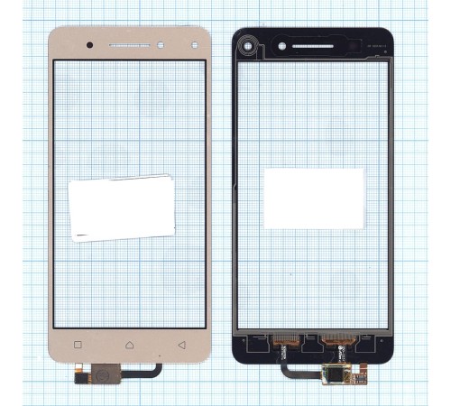 Сенсорное стекло (тачскрин) Lenovo Vibe S1 золотое