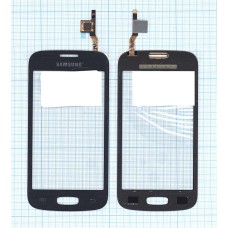 Сенсорное стекло (тачскрин) Samsung Galaxy Star Pro GT-S7260 / Plus GT-S7262 черное