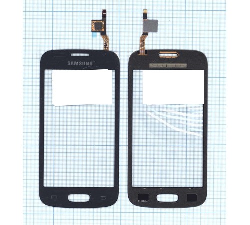 Сенсорное стекло (тачскрин) Samsung Galaxy Star Pro GT-S7260 / Plus GT-S7262 черное
