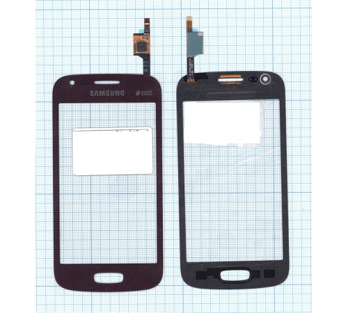 Сенсорное стекло (тачскрин) Samsung Galaxy Ace 3 GT-S7270 красное
