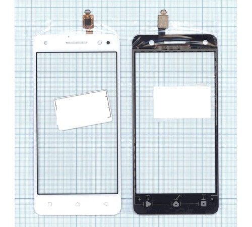 Сенсорное стекло (тачскрин) Lenovo Vibe S1 Lite белое