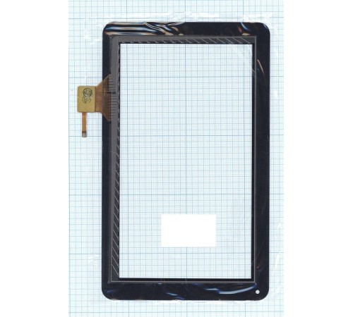 Сенсорное стекло (тачскрин) QSD 702-09017-03 черное