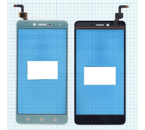 Сенсорное стекло (тачскрин) Lenovo K6 Note (K53A48) золотое