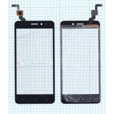 Сенсорное стекло (тачскрин) Lenovo K6 Power (K33A42) черное