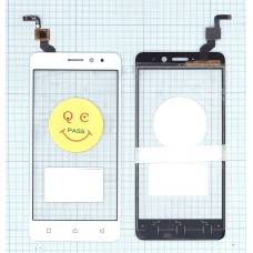 Сенсорное стекло (тачскрин) Lenovo K6 Power (K33A42) белое