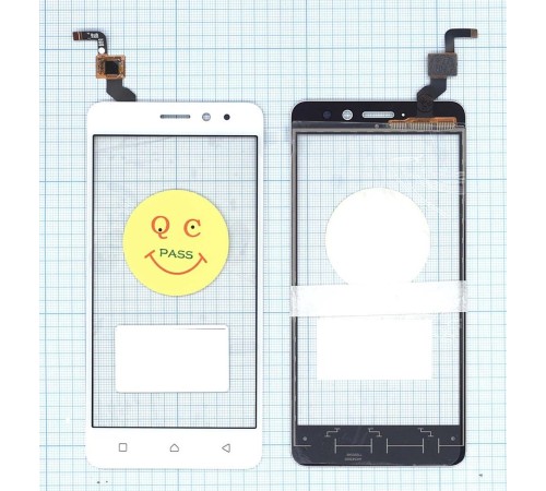 Сенсорное стекло (тачскрин) Lenovo K6 Power (K33A42) белое