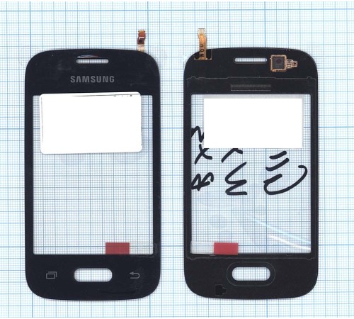 Сенсорное стекло (тачскрин) Samsung Galaxy Pocket 2 SM-G110 черное