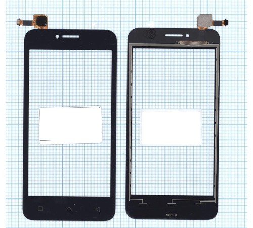 Сенсорное стекло (тачскрин) Lenovo A Plus (A1010) черное