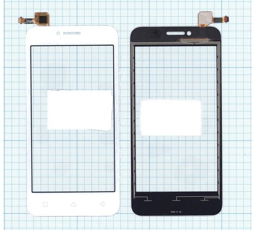 Сенсорное стекло (тачскрин) Lenovo A Plus (A1010) белое