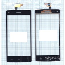 Сенсорное стекло (тачскрин) DNS S5003 черное