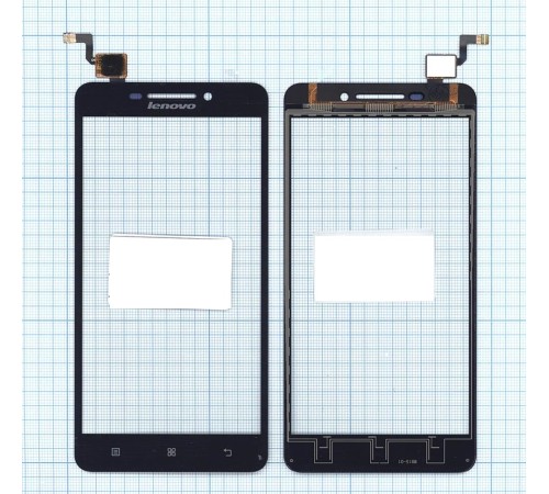 Сенсорное стекло (тачскрин) Lenovo A5000 (2016) черное