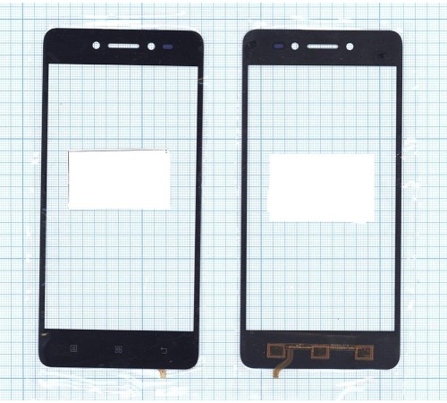 Сенсорное стекло (тачскрин) Lenovo Sisley S90 черное