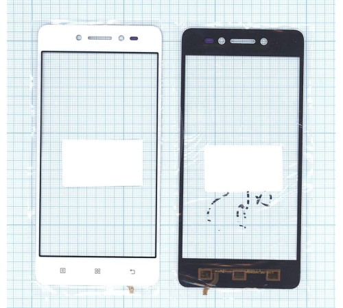 Сенсорное стекло (тачскрин) Lenovo Sisley S90 белое
