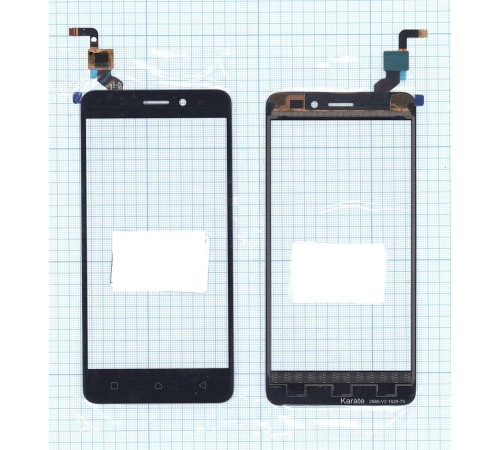 Сенсорное стекло (тачскрин) Lenovo K6 черное