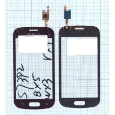 Сенсорное стекло (тачскрин) Samsung Galaxy Trend GT-S7390 GT-S7392 красное