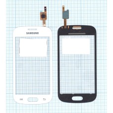 Сенсорное стекло (тачскрин) Samsung Galaxy Trend GT-S7390 GT-S7392 белое