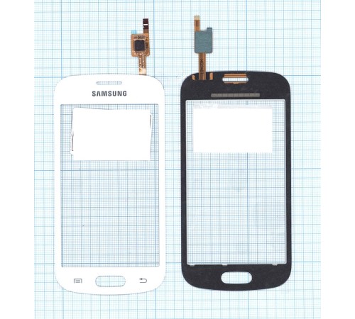 Сенсорное стекло (тачскрин) Samsung Galaxy Trend GT-S7390 GT-S7392 белое