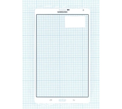 Сенсорное стекло (тачскрин) Samsung Galaxy Tab S 8.4 SM-T705 белое