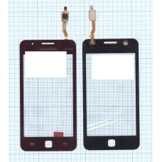 Сенсорное стекло (тачскрин) Samsung Z1 SM-Z130H красное