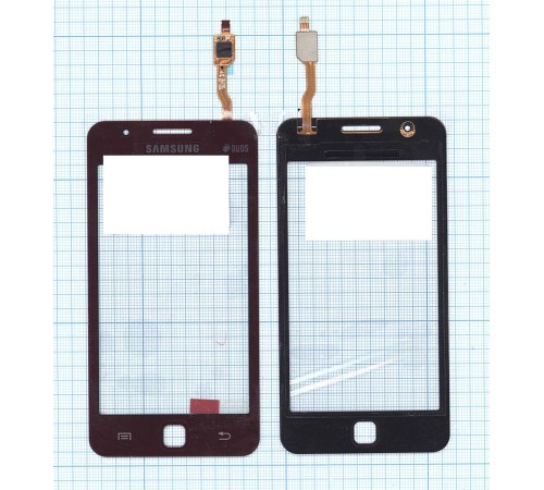 Сенсорное стекло (тачскрин) Samsung Z1 SM-Z130H красное