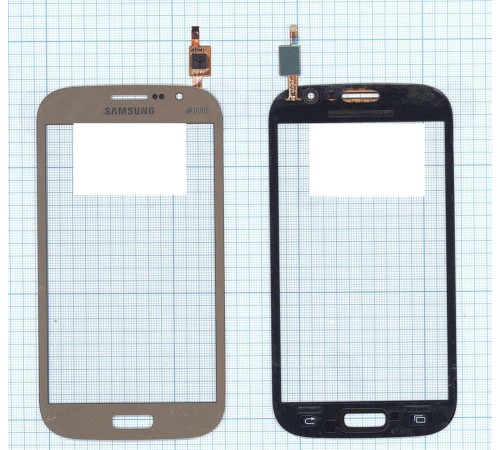 Сенсорное стекло (тачскрин) Samsung Galaxy Grand Neo Duos GT-I9060 золотистое