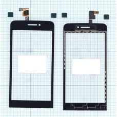 Сенсорное стекло (тачскрин) Explay 4Game черное