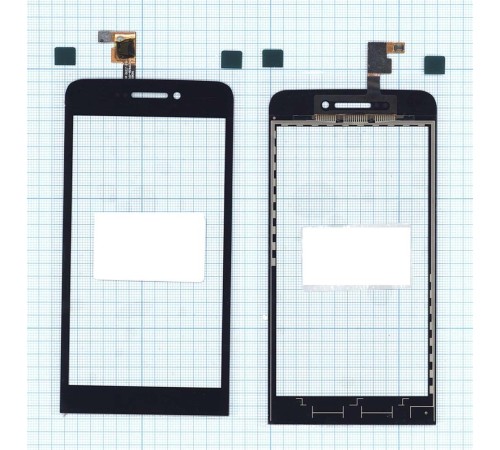 Сенсорное стекло (тачскрин) Explay 4Game черное
