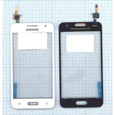 Сенсорное стекло (тачскрин) Samsung Galaxy Core 2 SM-G355H белое