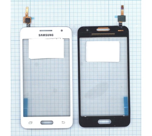 Сенсорное стекло (тачскрин) Samsung Galaxy Core 2 SM-G355H белое