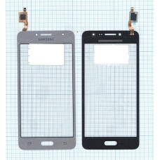 Сенсорное стекло (тачскрин) Samsung Galaxy J2 Prime SM-G532 серебристое