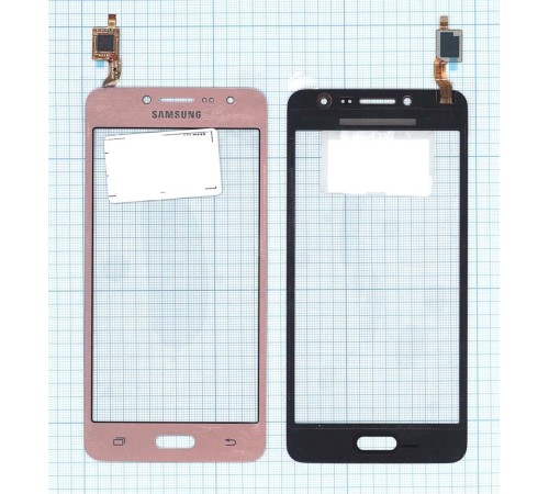Сенсорное стекло (тачскрин) Samsung Galaxy J2 Prime SM-G532 розовое
