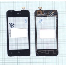 Сенсорное стекло (тачскрин) DNS S4008 черное