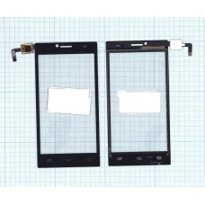 Сенсорное стекло (тачскрин) DNS S4509 черное
