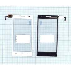 Сенсорное стекло (тачскрин) DNS S4509 белое