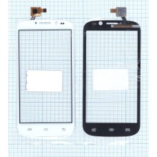 Сенсорное стекло (тачскрин) DNS S5002 белое