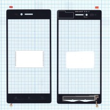 Сенсорное стекло (тачскрин) Lenovo Vibe Shot Z90 черное