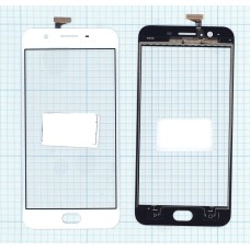 Сенсорное стекло (тачскрин) OPPO A59 белое