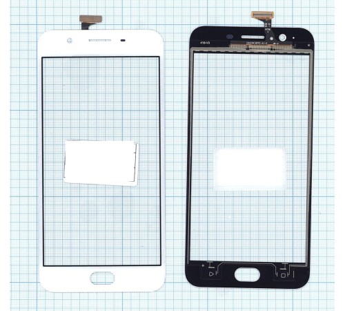 Сенсорное стекло (тачскрин) OPPO A59 белое