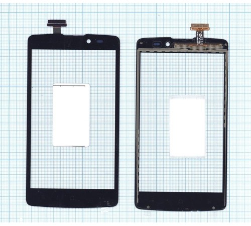 Сенсорное стекло (тачскрин) OPPO Clover R815 черное