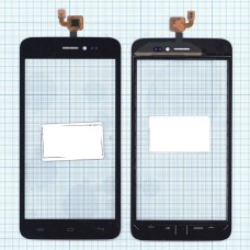 Сенсорное стекло (тачскрин) Explay Rio, Rio Play черное