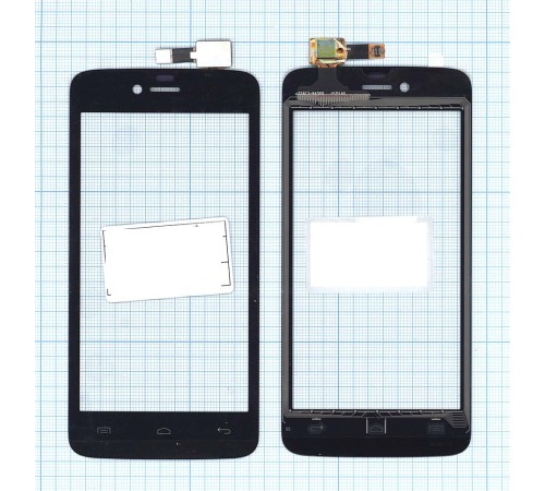 Сенсорное стекло (тачскрин) Explay Air черное