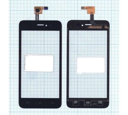 Сенсорное стекло (тачскрин) Explay Craft черное