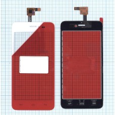 Сенсорное стекло (тачскрин) Explay Craft белое