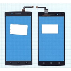 Сенсорное стекло (тачскрин) OPPO Find 5 (X909) черное