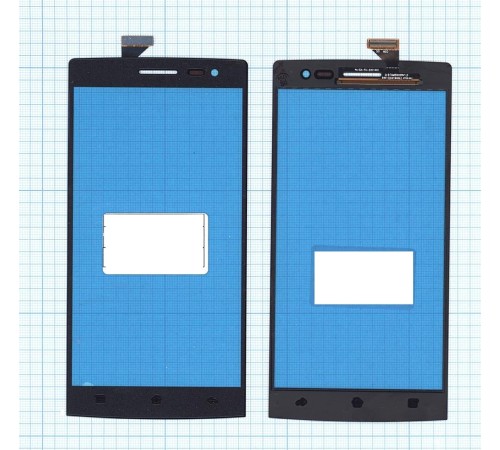 Сенсорное стекло (тачскрин) OPPO Find 7 черное