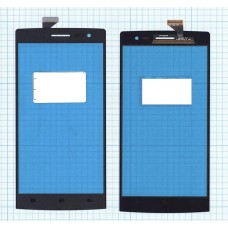 Сенсорное стекло (тачскрин) OPPO Find 7a черное