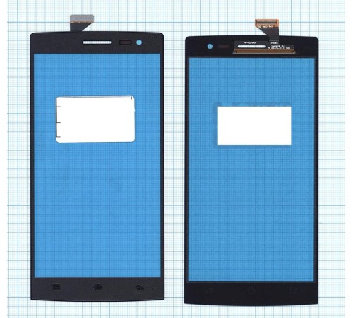 Сенсорное стекло (тачскрин) OPPO Find 7a черное