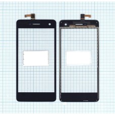 Сенсорное стекло (тачскрин) OPPO Mirror R819 черное