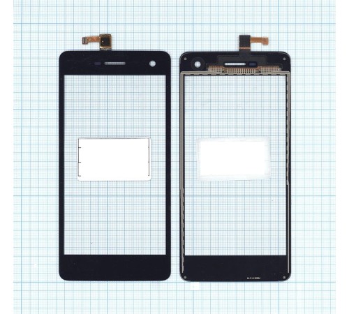 Сенсорное стекло (тачскрин) OPPO Mirror R819 черное