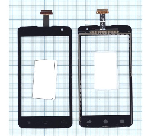 Сенсорное стекло (тачскрин) OPPO Muse R821 черное